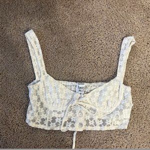 Princess Polly Loren Bustier White size 4